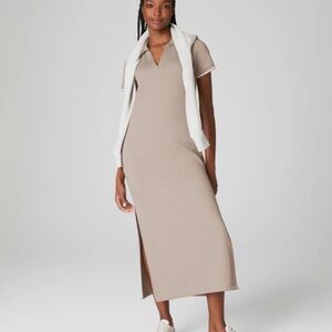 Spanx Air Essentials SS Polo Dress - Ashwood, NWT, medium